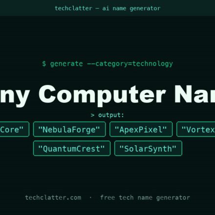Funny Computer Names: TitanCore, NebulaForge, ApexPixel and more name ideas