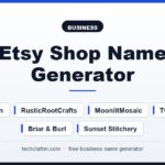 Etsy Shop Name Generator: WhimsyWoven, RusticRootCrafts, MoonlitMosaic and more name ideas