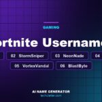 Fortnite Usernames: PixelRift, StormSniper, NeonNade and more name ideas