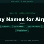 Funny Names for Airpods: EarJester, PodPuns, LoudLlama and more name ideas