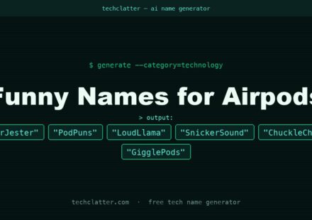 Funny Names for Airpods: EarJester, PodPuns, LoudLlama and more name ideas