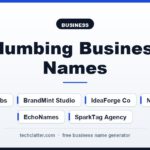 Plumbing Business Names: NameCraft Labs, BrandMint Studio, IdeaForge Co and more name ideas