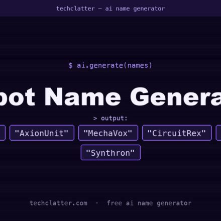 Robot Name Generator: Kappa-9, AxionUnit, MechaVox and more name ideas
