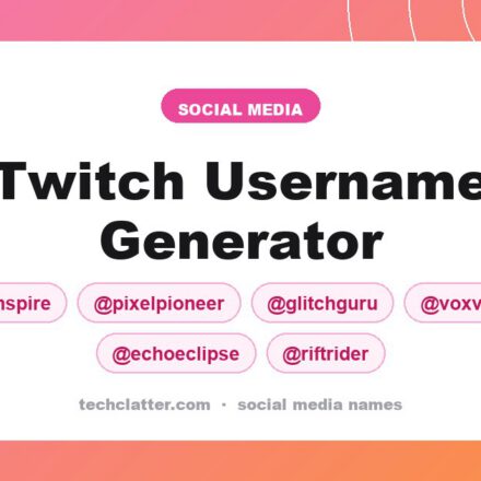 Twitch Username Generator: StreamSpire, PixelPioneer, GlitchGuru and more name ideas